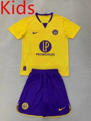 2024-2025 Toulouse FC Away Yellow Kid/Youth Soccer Uniform-AY