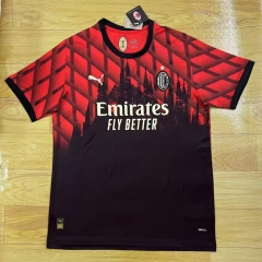 (S-4XL) 2024-2025 Special Version AC Milan Red&Black Thailand Soccer Jersey AAA-7209