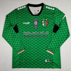 (S-4XL) 2024-2025 Palestine Green LS Thailand Soccer Jersey AAA-2038