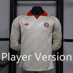 Player Version 2024-2025 Retro Version Bayern München Beige LS Thailand Soccer Jersey AAA-888