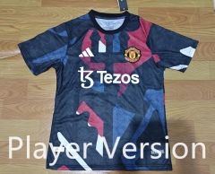 Player Version 2024-2025 Special Version Manchester United Black Thailand Soccer Jersey AAA-9753