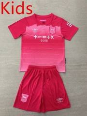 2024-2025 Ipswich Town 2nd Away Pink Kids/Youth Soccer Uniform-AY