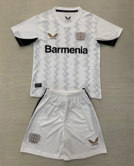 2024-2025 Bayer Leverkusen Away White Soccer Uniform-AY