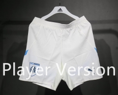 Player Version 2024-2025 Olympique Marseille Home White Thailand Soccer Shorts-4563