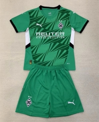 2024-2025 Borussia Mönchengladbach Away Green Soccer Uniform-AY