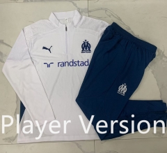 Player Version 2024-2025 Olympique de Marseille Blue Thailand Soccer Tracksuit-4627