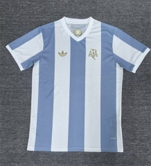 50th Anniversary Edition Argentina Blue&White Thailand Soccer Jersey AAA-709