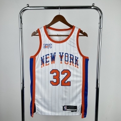 2025 City Version New York Knicks White #32 NBA Jersey-311