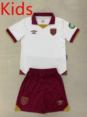 2024-2025 West Ham United 2nd Away White Kids/Youth Soccer Uniform-AY