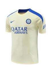 2024-2025 Inter Milan Light Yellow Thailand Soccer Jersey AAA-418