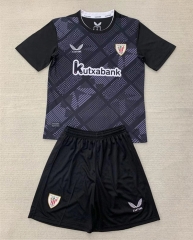 2024-2025 Athletic Bilbao Goalkeeper Black Soccer Unifrom-AY