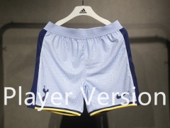 Player Version 2024-2025 Tottenham Hotspur Away Light Blue Thailand Soccer Shorts-4563