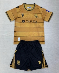 2024-2025 Real Sociedad Away Mud-yellow Soccer Uniform-AY