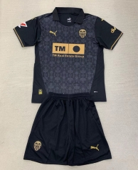 2024-2025 Valencia Away Black Soccer Uniform-AY