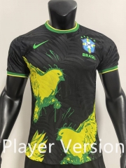 Player Version 2024-2025 Brazil Black Thailand Soccer Jersey AAA-SJ