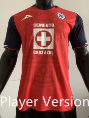 Player Version 2024-2025 Cruz Azul 2nd Away Red Thailand Soccer Jersey AAA-4952