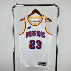 2025 Retro Golden State Warriors White #23 NBA Jersey-311