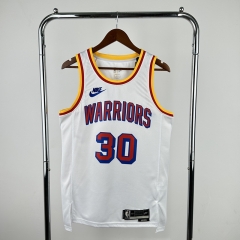 2025 Retro Golden State Warriors White #30 NBA Jersey-311