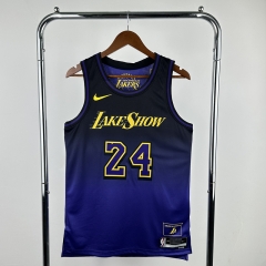 2025 City Edition Los Angeles Lakers Blue&Purple #24 NBA Jersey-311