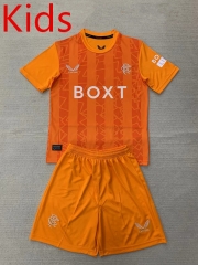 2024-2025 Rangers Goalkeeper Orange Kids/Youth Soccer Uniform-AY