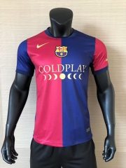 (S-4XL) 24-25 Lunisolar Version Barcelona Red&Blue Thailand Soccer Jersey AAA-4855