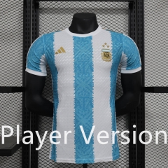 Player Version 2024-2025 Special Version Argentina Blue&White Thailand Soccer Jersey AAA-888