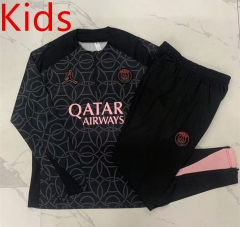 2024-2025 Jordan Paris SG Ink Jet Black Kids/Youth Soccer Tracksuit-815