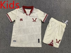 2024-2025 Sheffield United 2nd Away White Kids/Youth Soccer Uniform-7809