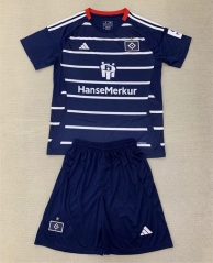 2024-2025 Hamburger SV 2nd Away Blue Soccer Uniform-AY