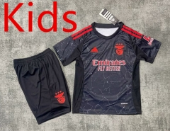 2024-2025 Benfica Away Black Kids/Youth Soccer Uniform-0499