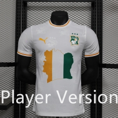 Player Version 2024-2025 Special Version Ivory Coast  White Thailand Soccer Jersey AAA-888