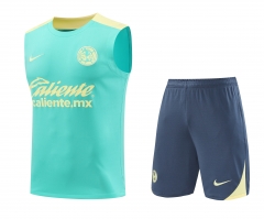 2024-2025 Club America Green Thailand Soccer Vest Uniform-418