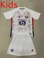 2024-25 Lille Away White Kid/Youth Soccer Uniform-AY