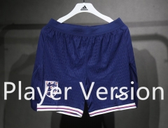 Player Version 2024-2025 England Home Royal Blue Thailand Soccer Shorts-4563