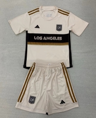 2024-2025 Los Angeles Galaxy 2nd Away Beige Soccer Uniform-AY