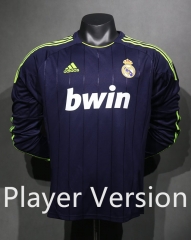 Player Version Retro Version 2010-2011 Real Madrid Home White LS Thailand Soccer Jersey AAA-4563