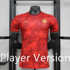 Player Version 2024-2025 Special Version Portugal Red Thailand Soccer Jersey AAA-888