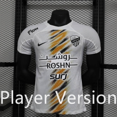 Player Version 2024-2025 Al Ittihad Saudi Away White Thailand Soccer Jersey AAA-888