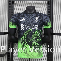 Player Version 2024-2025 Special Version Liverpool Black&Green Thailand Soccer Jersey AAA-888