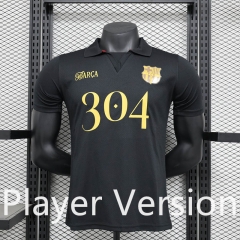 Player Version 2024-2025 Anniversary Edition Barcelona Black Thailand Soccer Jersey AAA-888