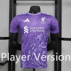 Player Version 2024-2025 Special Version Liverpool Purple Thailand Soccer Jersey AAA-888