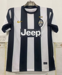 Retro Version 12-13 Juventus Home Black&White Thailand Soccer Jersey AAA-6895