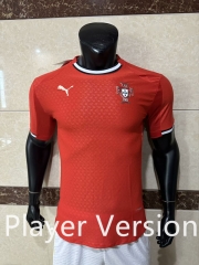 Player Version 2025-2026 Portugal Home Red Thailand Soccer Jersey AAA-9812