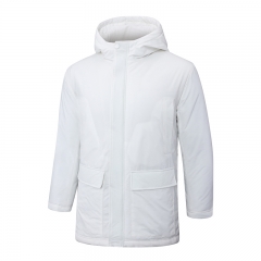 2024-2025 Pumas White Cotton Coat With Hat-815