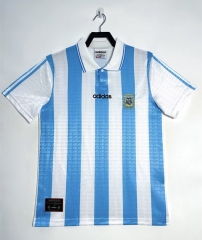 Retro Version 1994 Argentina Homel Blue&White Thailand Soccer Jersey AAA-811