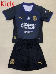 2024-2025 Deportivo Guadalajara 2nd Away Royal Blue Kid/Youth Soccer Unifrom-AY