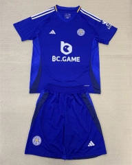 2024-2025 Leicester City Home Blue Soccer Unifrom-AY