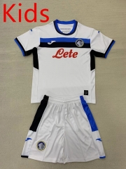 2024-2025 Atalanta BC Away White Kids/Youth Soccer Uniform-AY