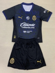 2024-2025 Deportivo Guadalajara 2nd Away Royal Blue Soccer Uniform-AY