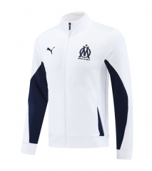 2024-2025 Olympique Marseille White Thailand Soccer Jacket-LH